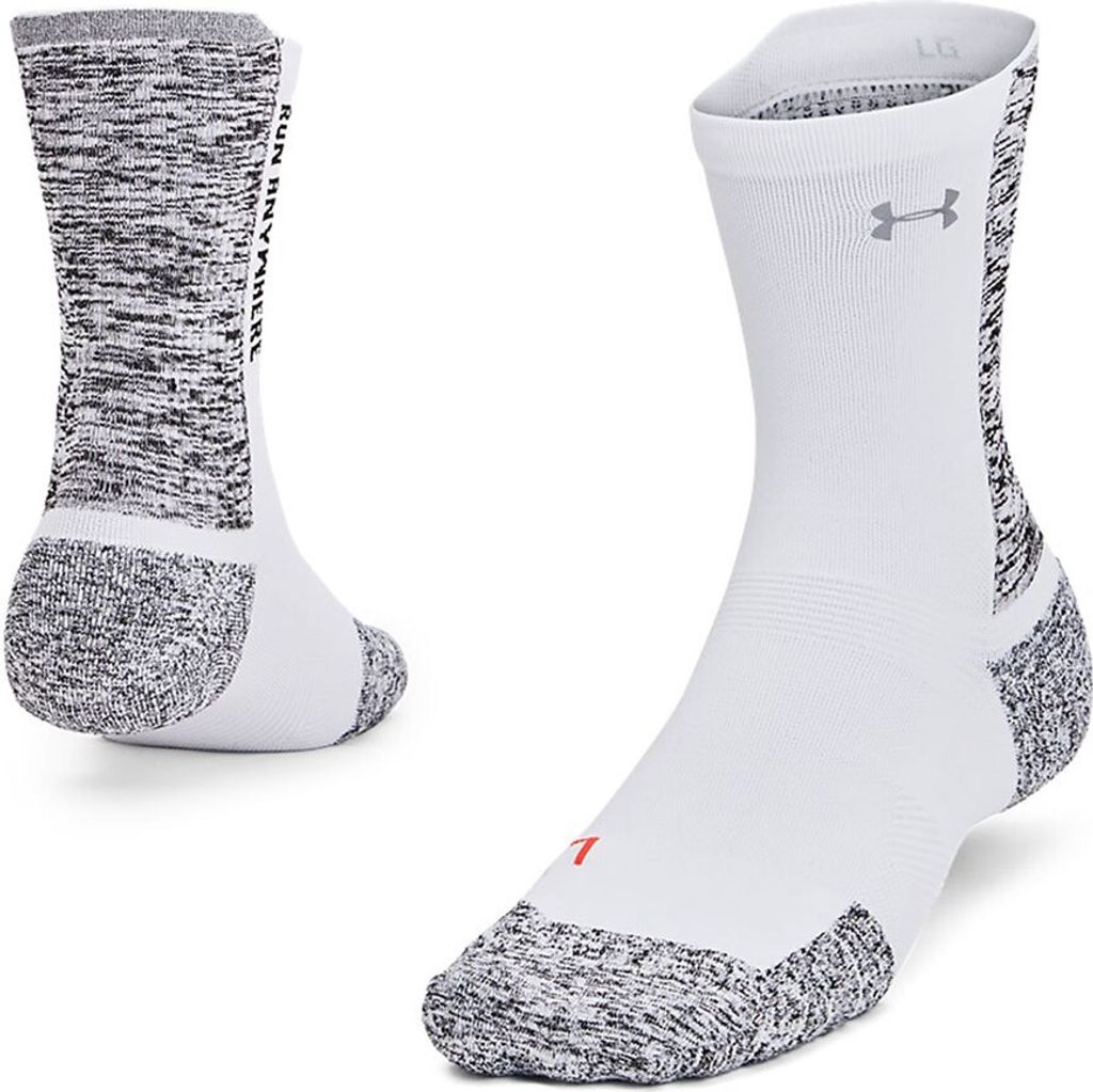 Under Armour Ad Run Cushion Lange Socken Weiß EU 31 1/2 Mann Weiß EU 31 1/2
