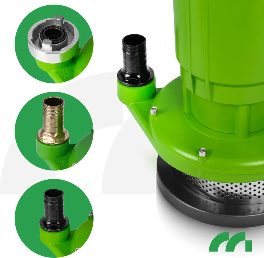Pompe de Relevage Eaux Chargées MalTec 12000 l/h avec Câble de 10m - 11