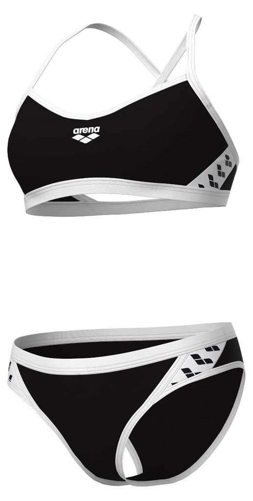arena Icons Bikini für Damen, Farbe:Schwarz, Größe:36 Produktbild 