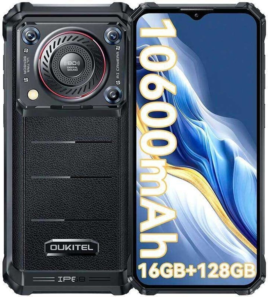 Oukitel WP36, 16,6 cm (6.52"), 16 GB, 128 GB, 13 MP, Produktbild 