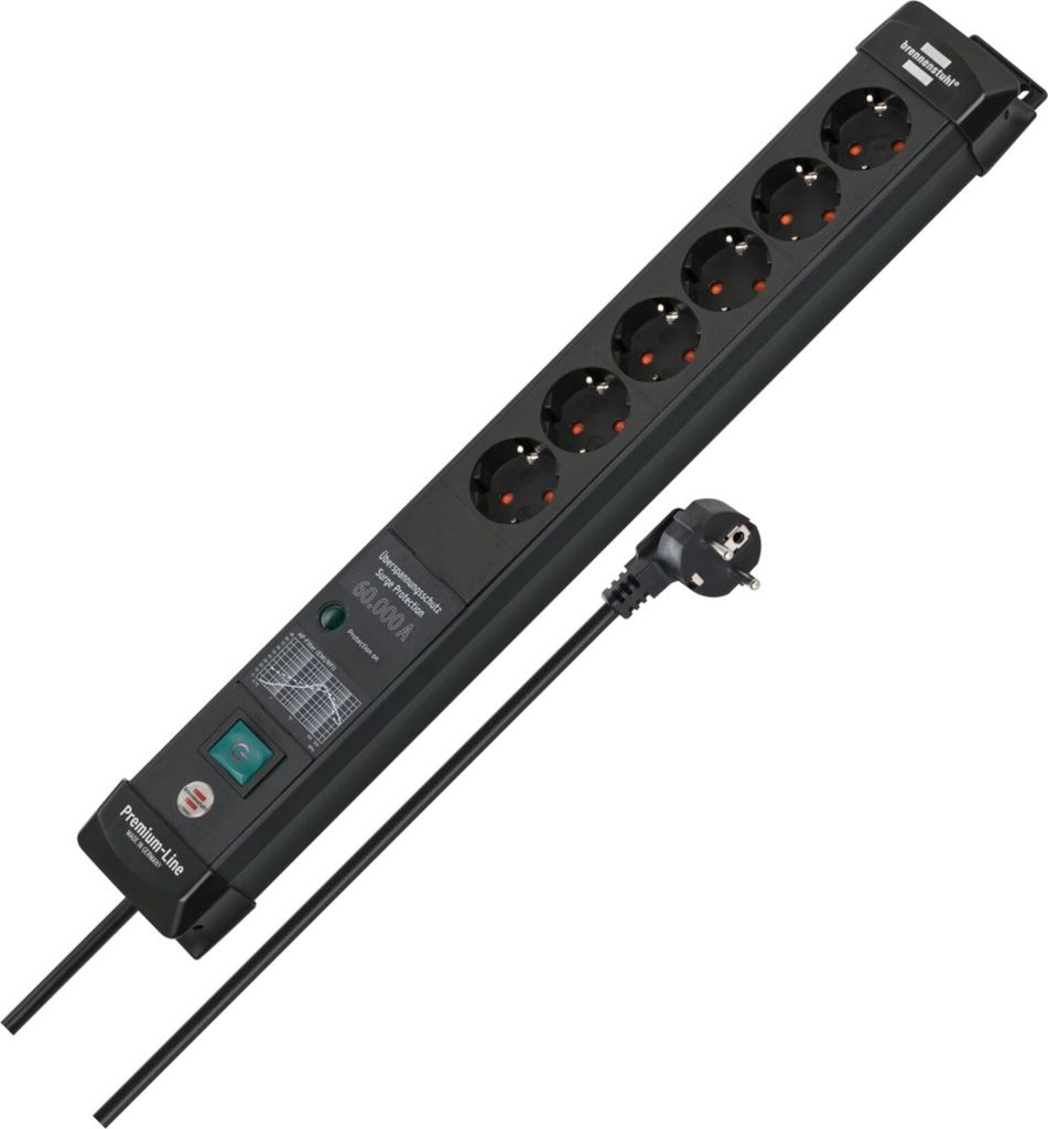 brennenstuhl 1951160401 brennenstuhl Premium-Line 6-fach Productafbeelding 