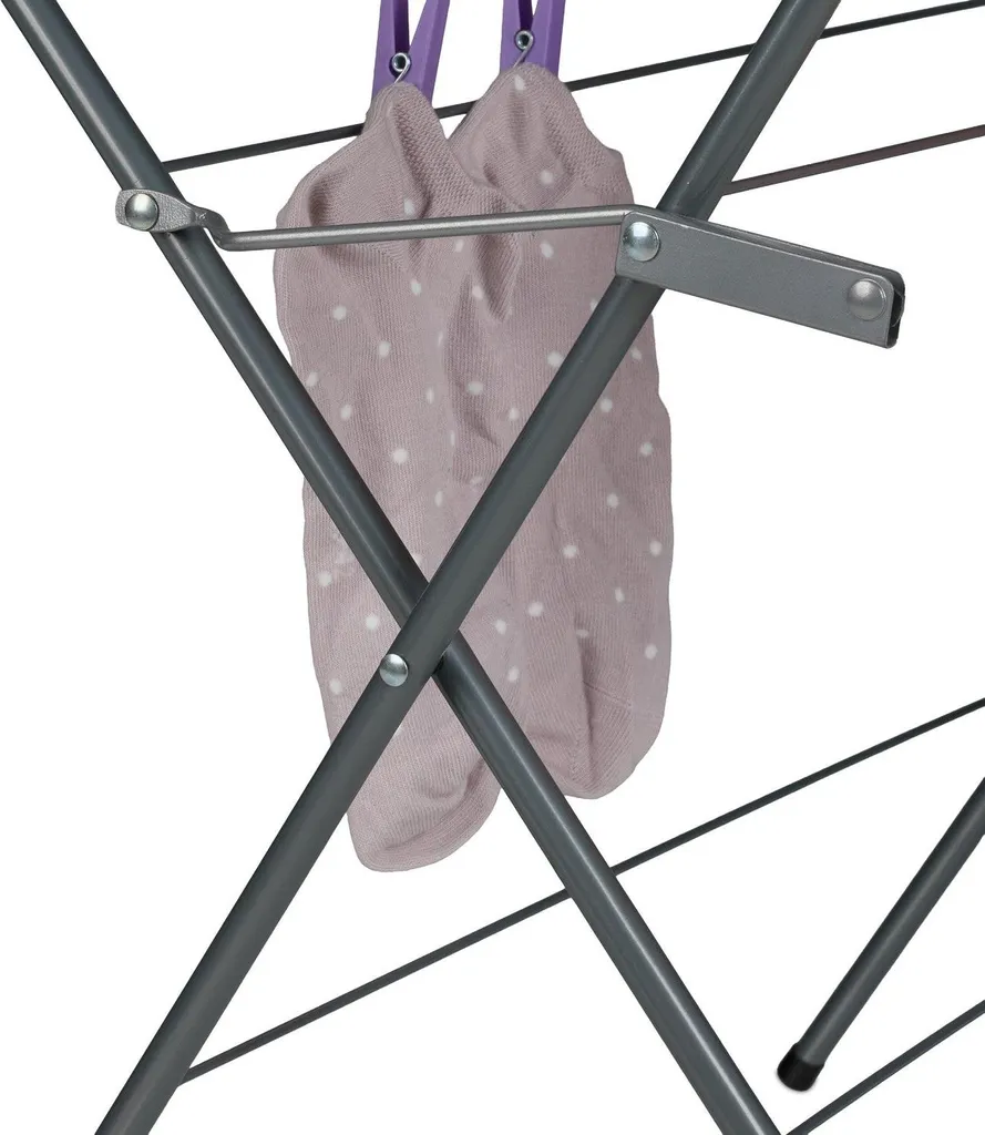 Étendoir à linge gain de place pour appartement - Pliable et mobile