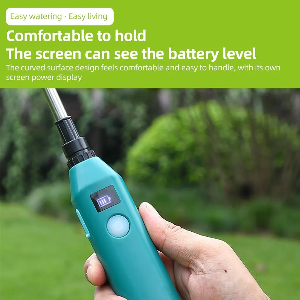 Pulvérisateur d'eau de jardin batterie 5L avec 2 buses et baguette