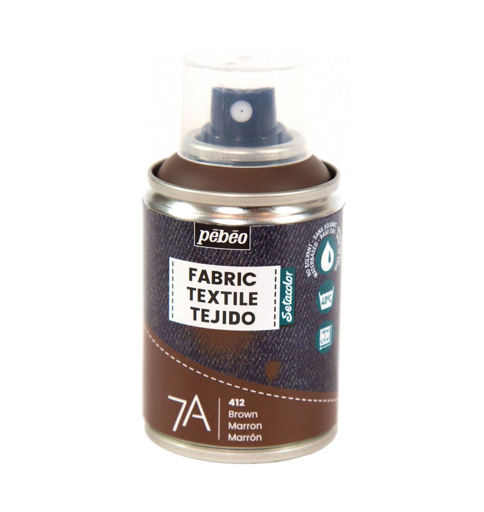 Pebeo 7A peinture textile aérosol à base d'eau, 100 ml, Image du produit 