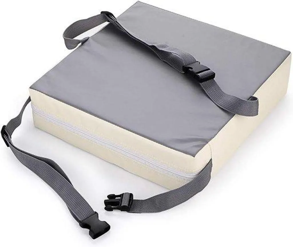Assise de chaise de salle à manger 315x315x8 cm, galette épaisse gris-beige