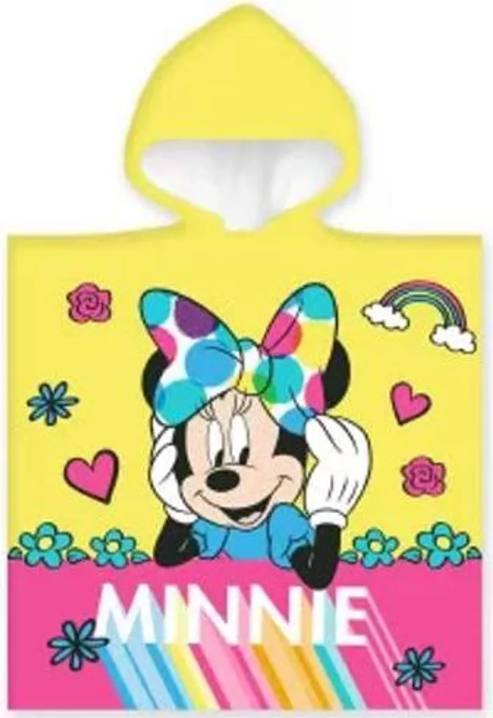 Poncho Mare Minnie Mouse 50x100 cm - Accappatoio Bimba Disney - 4