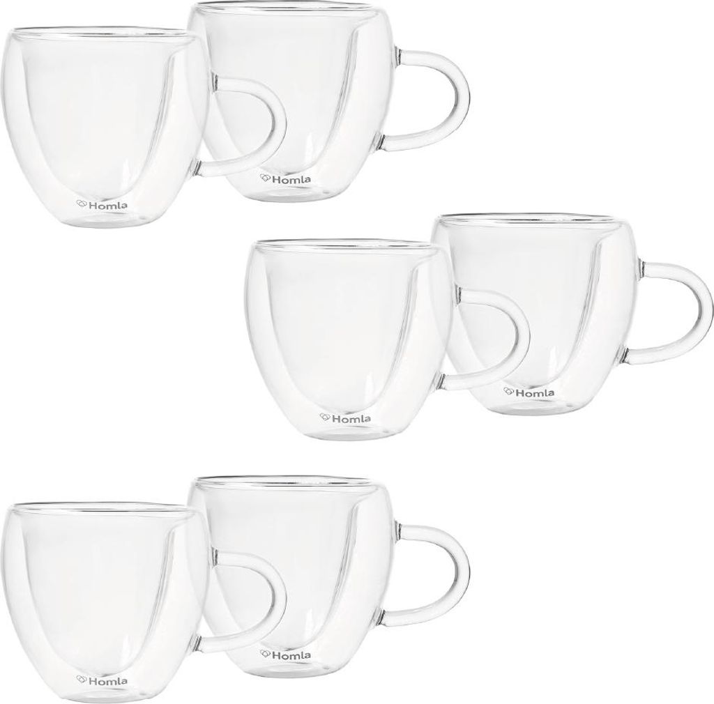 HOMLA CEMBRA HEARTS Gläser 2 Stk. 300 ml 3er-Set
