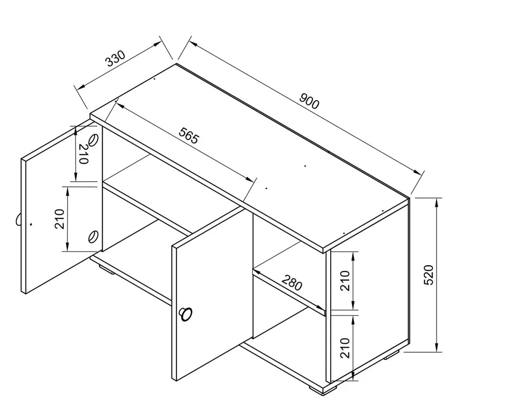Banc Chaussures Blanc avec Rangement 2 Portes pour Entrée et Couloir