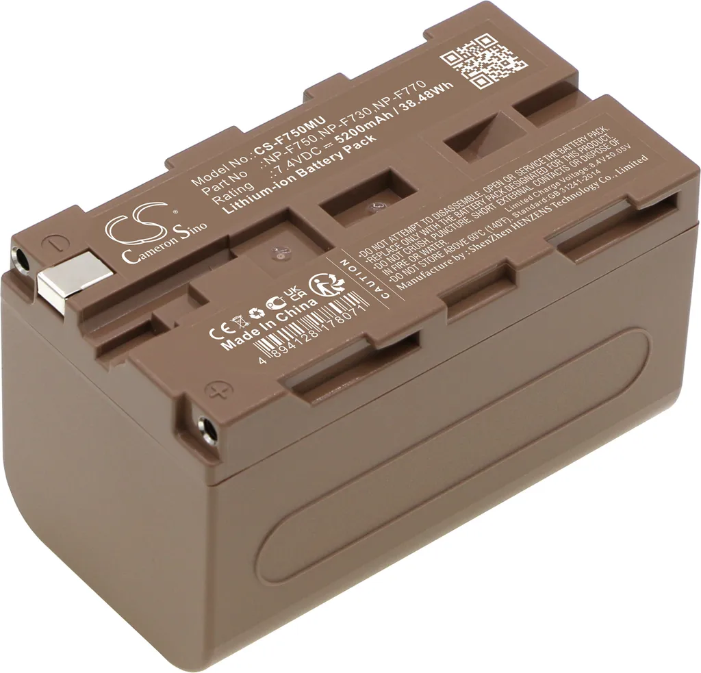 Batterie pour filmer avec Hitachi VM-D975LA VM-E340 VM-D875 autonomie