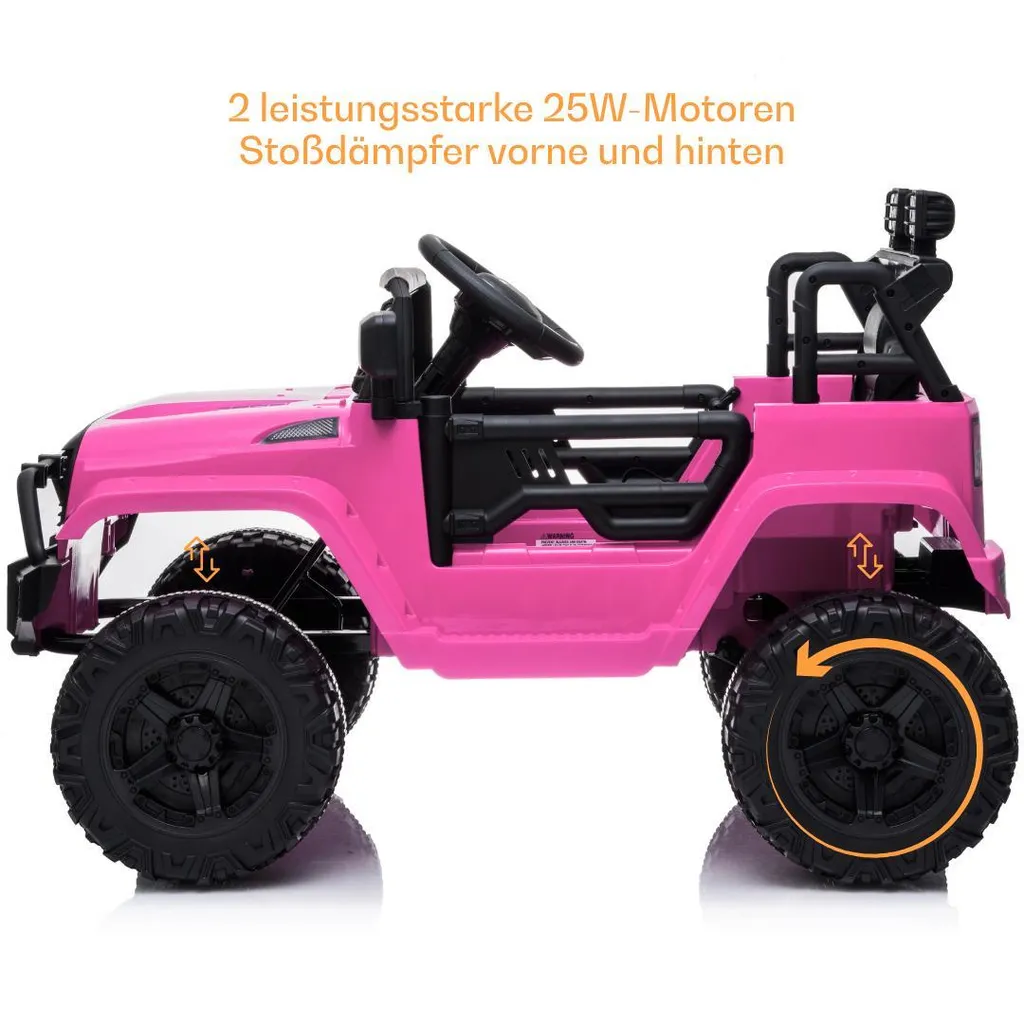 Véhicule Électrique Enfant Sécurisé - Jeep 12V avec Télécommande
