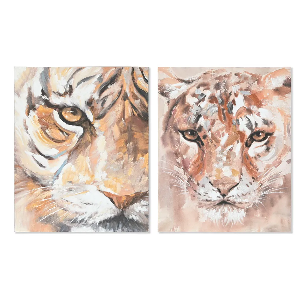 Décoration Murale Tigre Colonial 80x100 cm : Créez une Ambiance Jungle