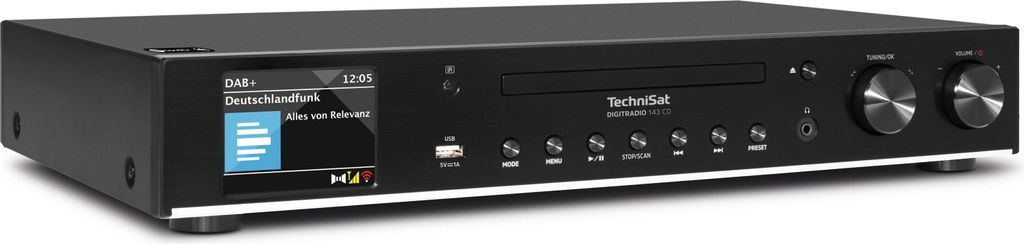 TechniSat DIGITRADIO 143 CD (V3) | HiFi-Tuner, DAB+, Produktbild 