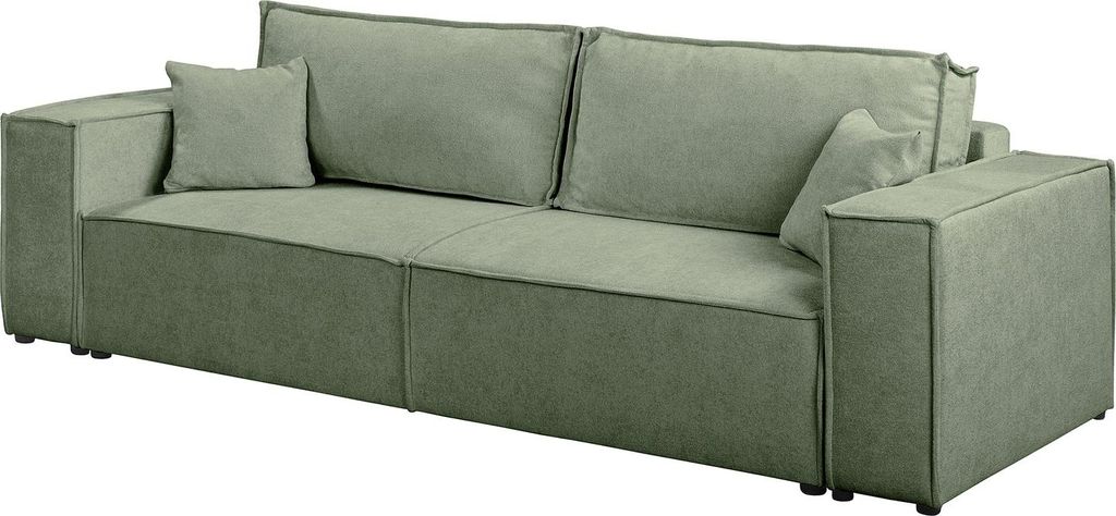 home24 Schlafsofa - Bouclé