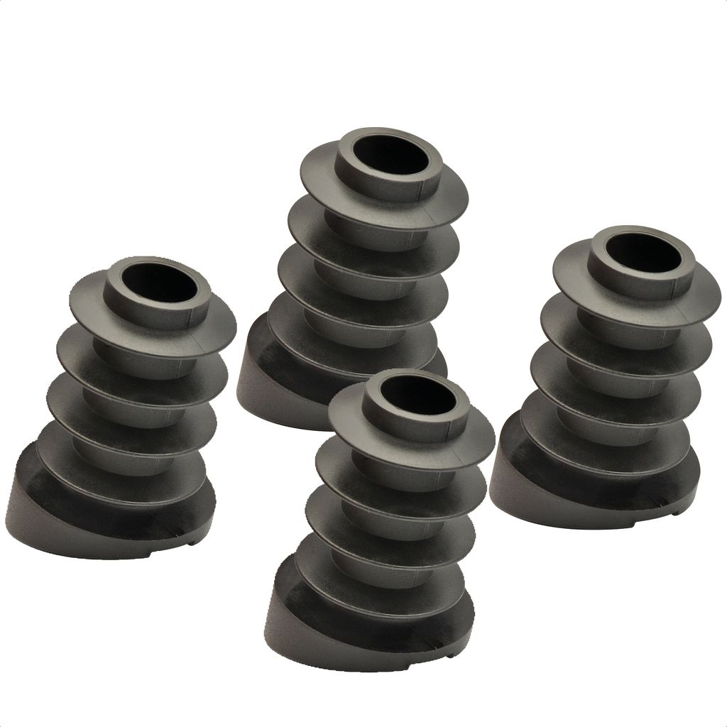WAGNER QuickClick Kunststoffgleiter SMART - 4er-Set Basis zum Einstecken Ø 18 / 22 x 34 mm, Neigung 18°, DE Ware - 15787300