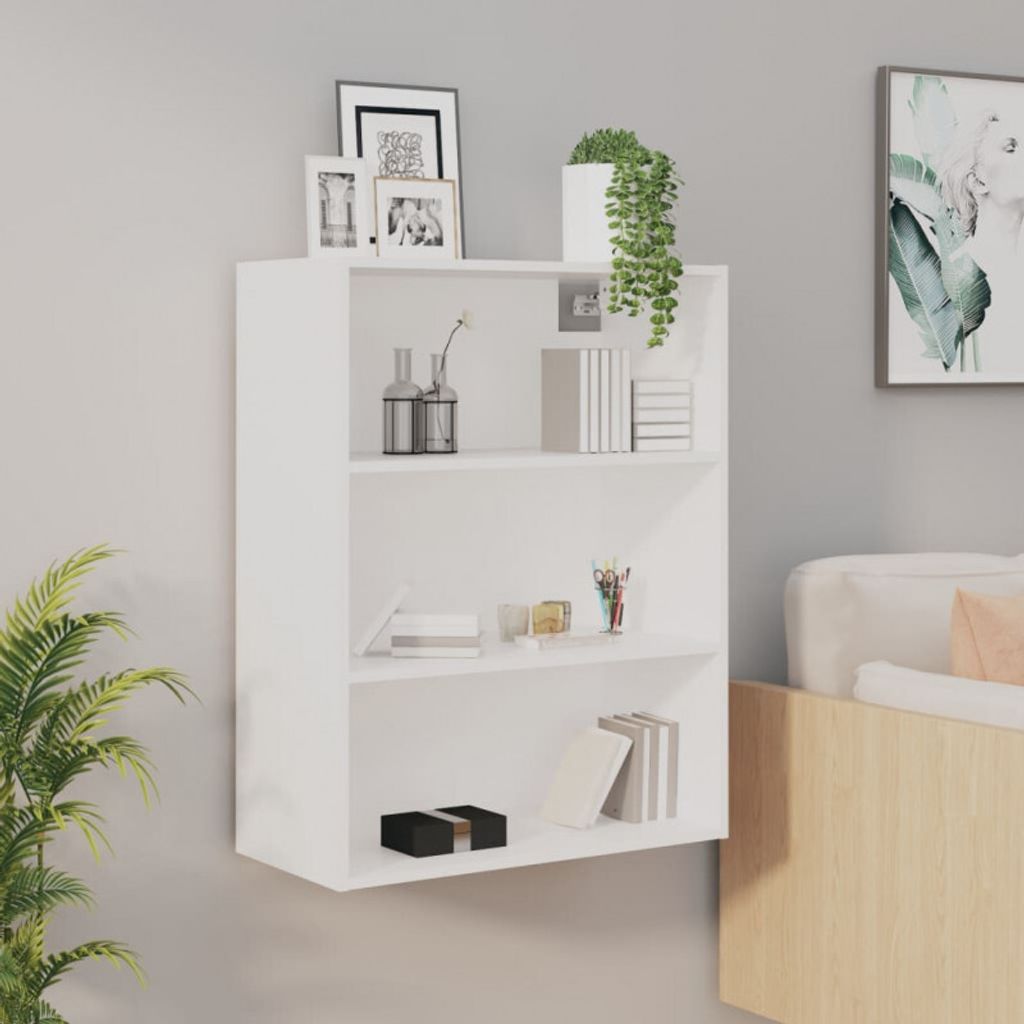 vidaXL Hängeschrank Weiß 69,5x32,5x90 cm Produktbild 