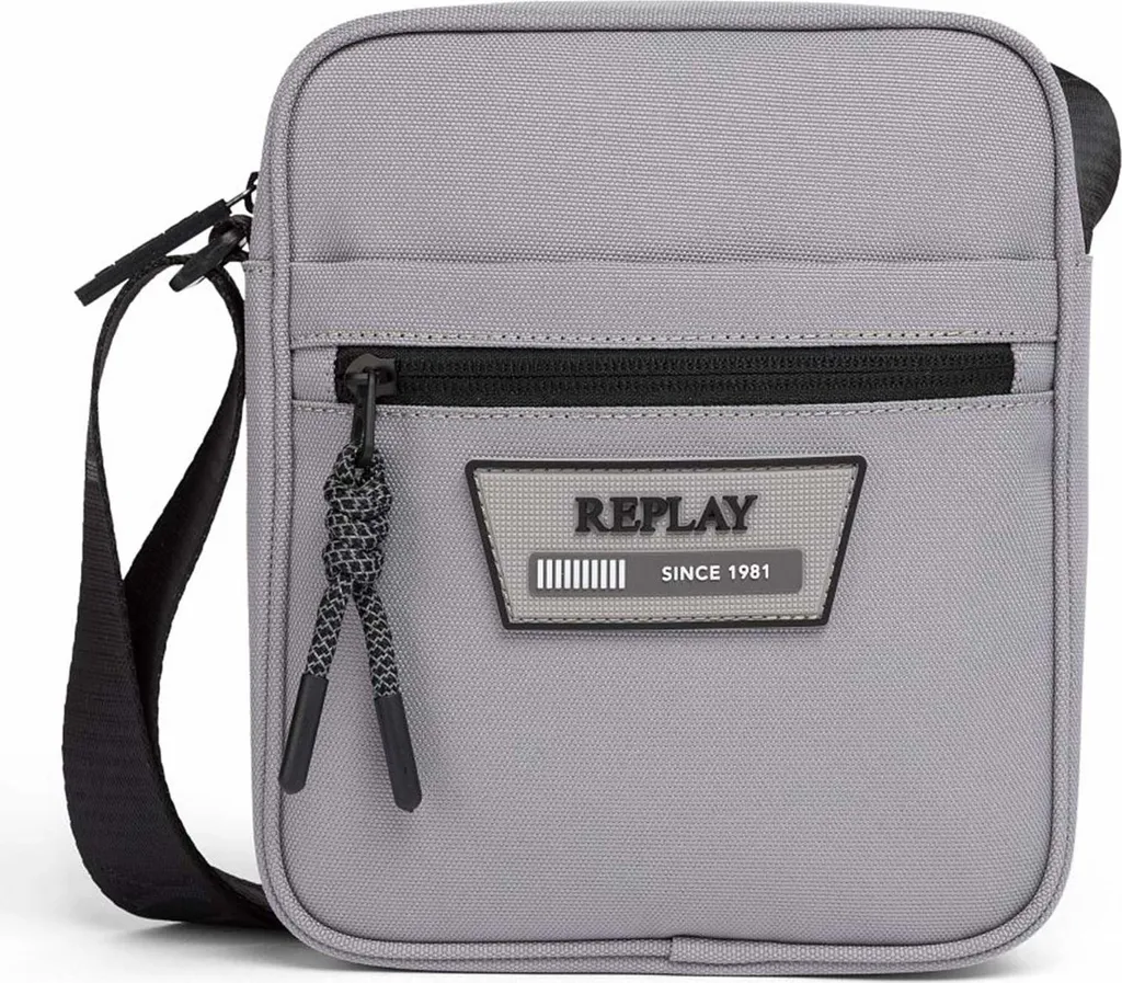 Sac bandoulière Replay Reporter Bag Formal Gray gris pour homme stylé