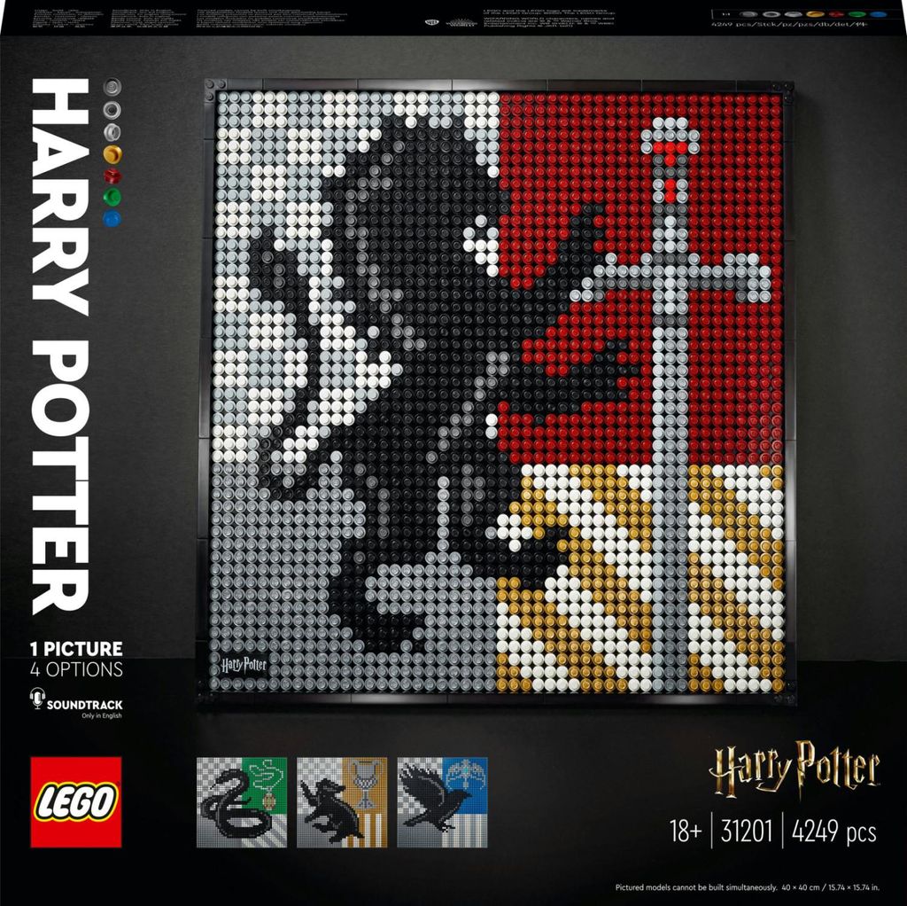 LEGO 31201 LEGO ART 31201 Harry Potter Hogwarts Crests Image du produit 