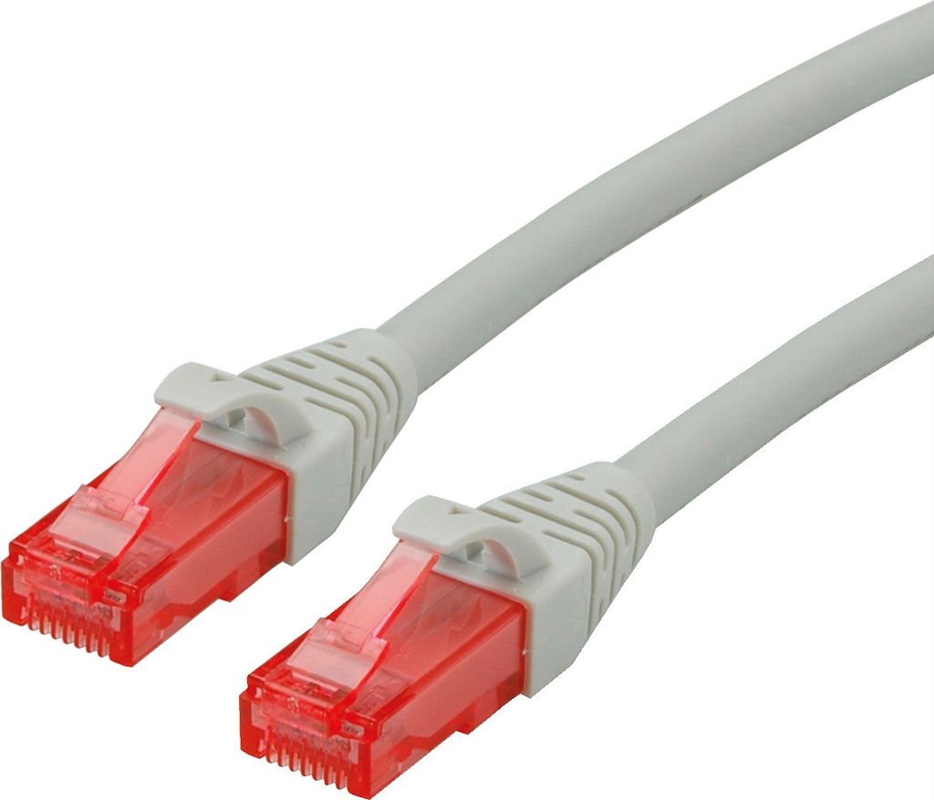 ROLINE Patchkabel Cat.6 UTP, Component Level, LSOH, grau, 0,5 m