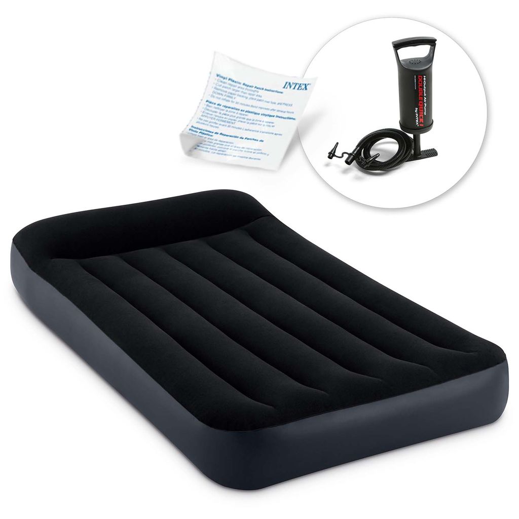 Aufblasbare Matratze 191x99x25 cm mit Kolbenpumpe INTEX 64141