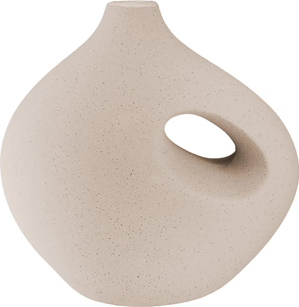 Vase Céramique Radon 21 cm Stable et Élégant - Ensemble de 2 Vases