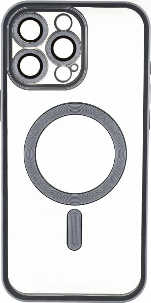 Cover MagSafe con protezione della fotocamera compatibile con Samsung Galaxy S24 FE Blu scuro