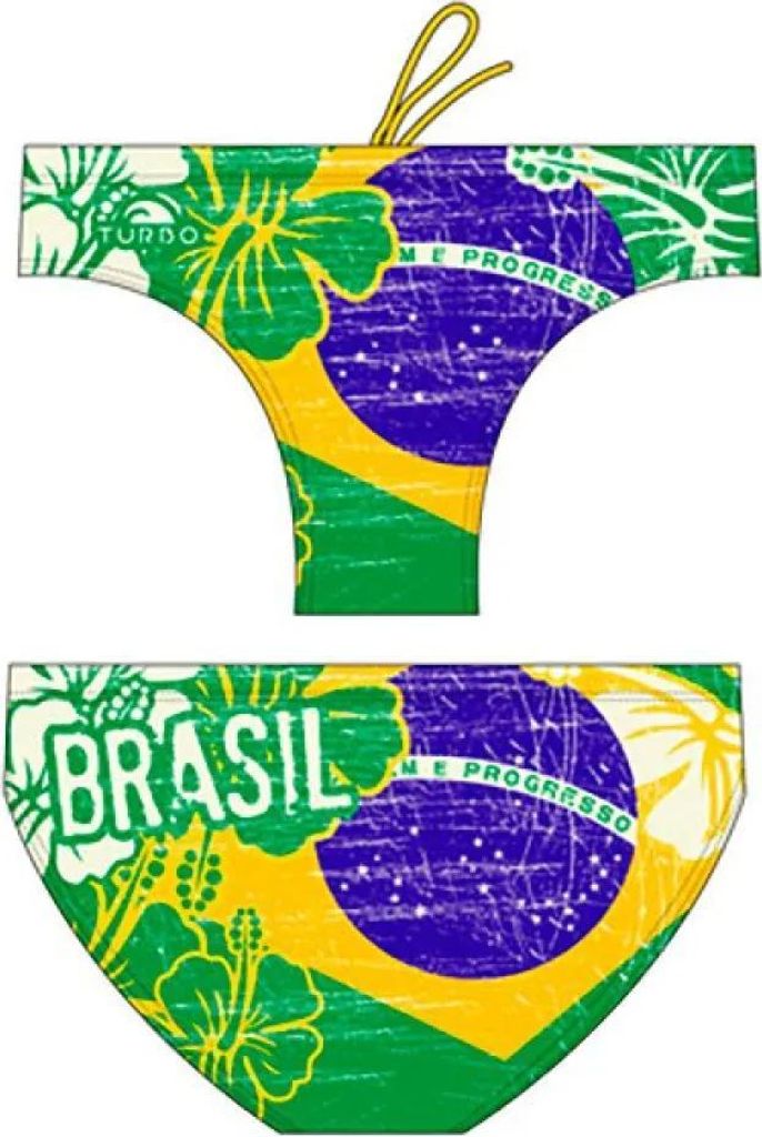 Turbo Brasil Vintage 2013 Waterpolo Badeslip Grün S Herren Grün S