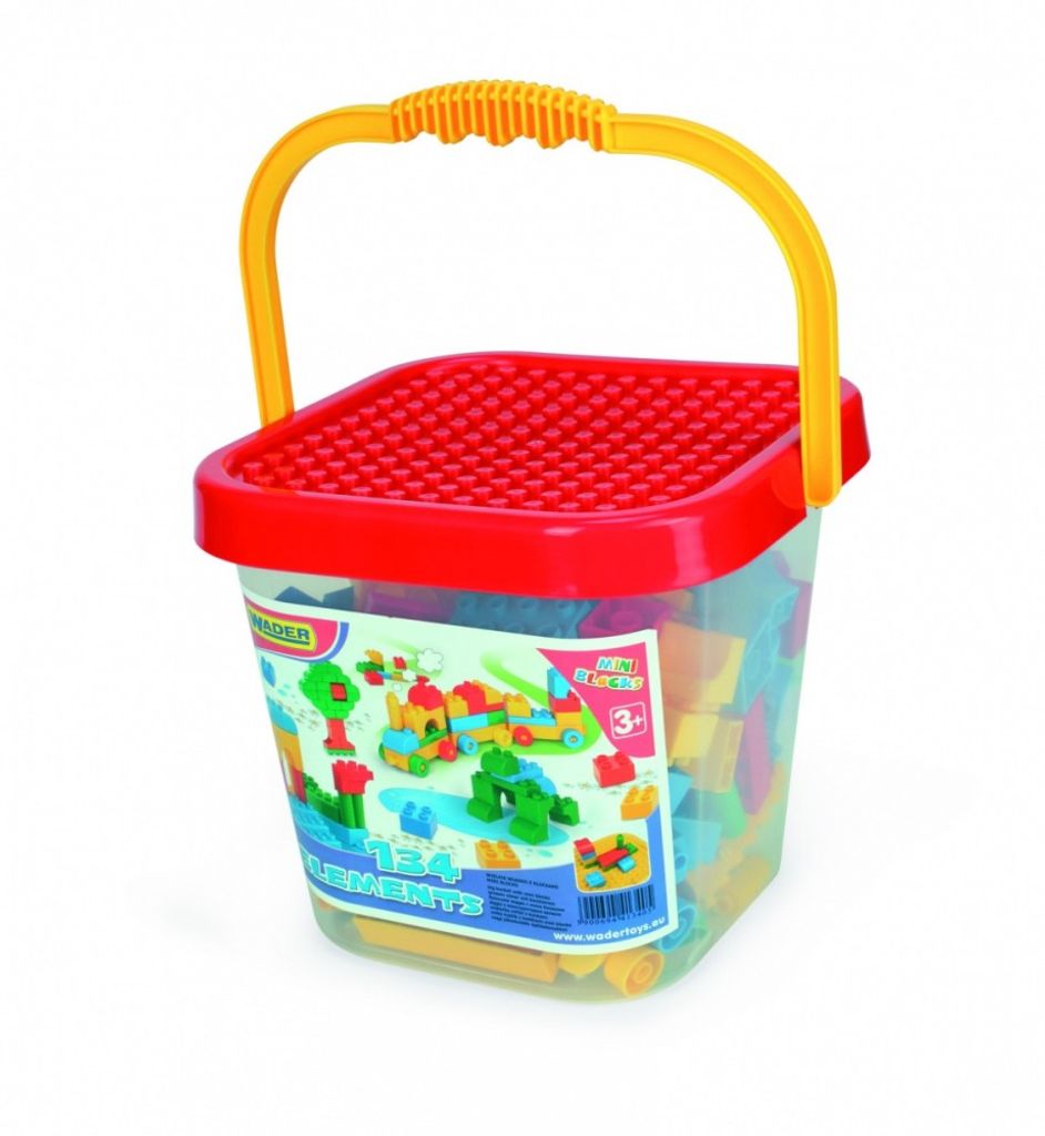 Stavebné kocky Wader Mini vo veľkom vedre,41340 Obrázok produktu 