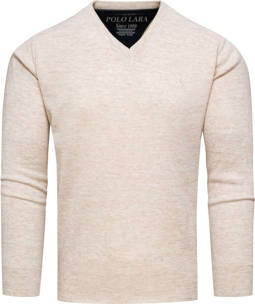 Recea Klassischer Pullover für Männer Area beige M