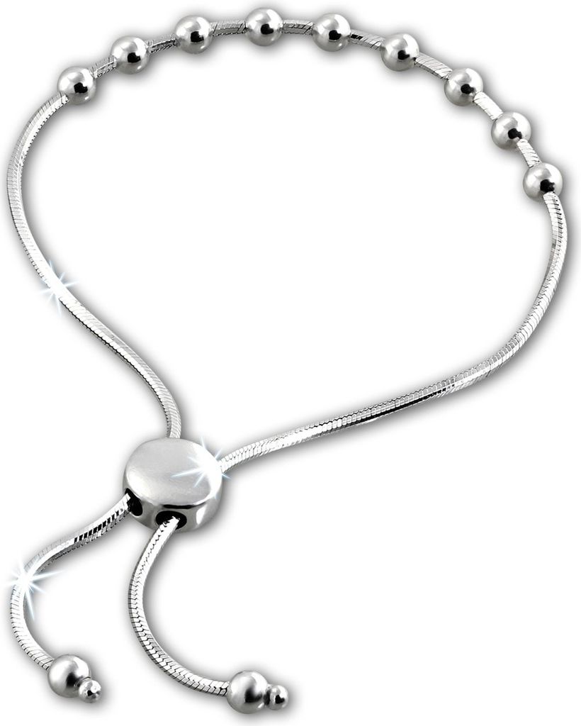 SilberDream Armband 22cm 925er ECHT Silber Kugelkette Damen Armschmuck SDA7002J