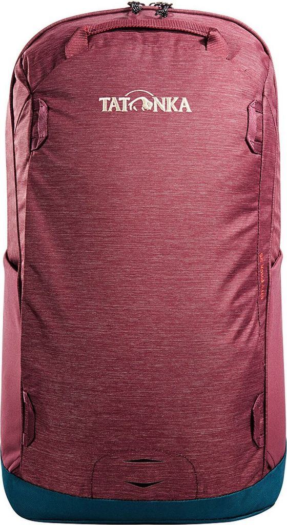 TATONKA Freizeitrucksack Rucksack mit Laptopfach City Pack 25 Bordeaux Red rot türkis