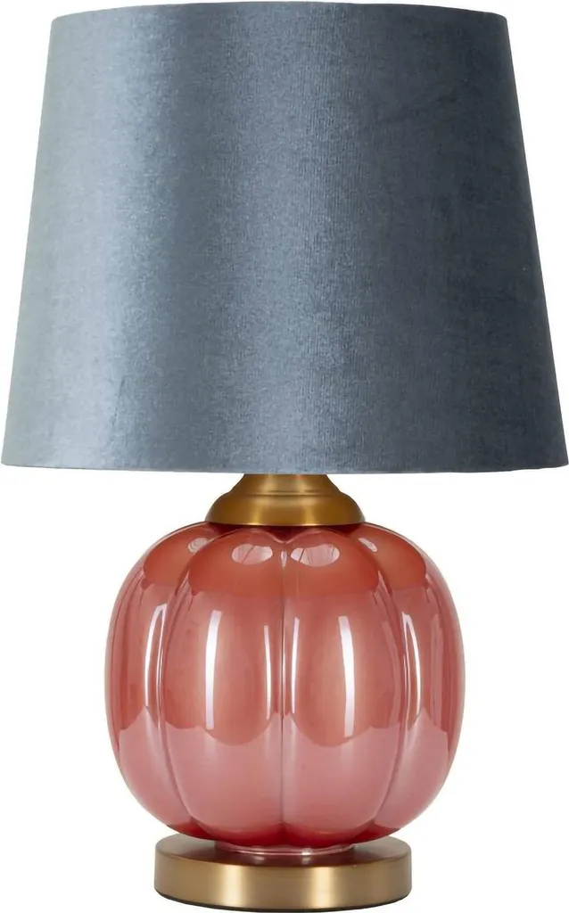 Offerta Dmora Lampada Fibocchi Rosso | Tavolo e Comodino E27