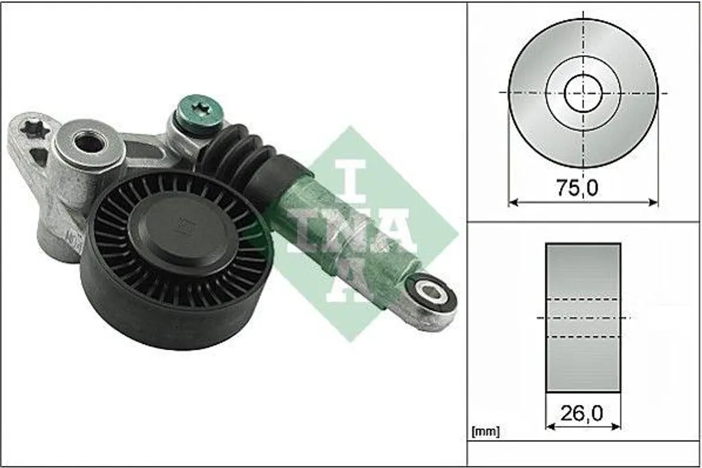 Tendeur de courroie OE 059145201E à haute durabilité pour Audi V6