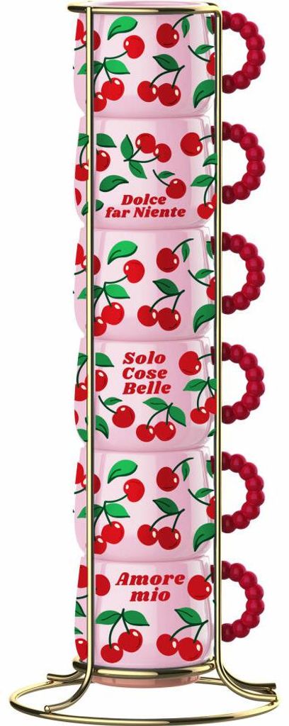 Bialetti Mercato Della Frutta Espressotassen, 6er Set, mit Produktbild 
