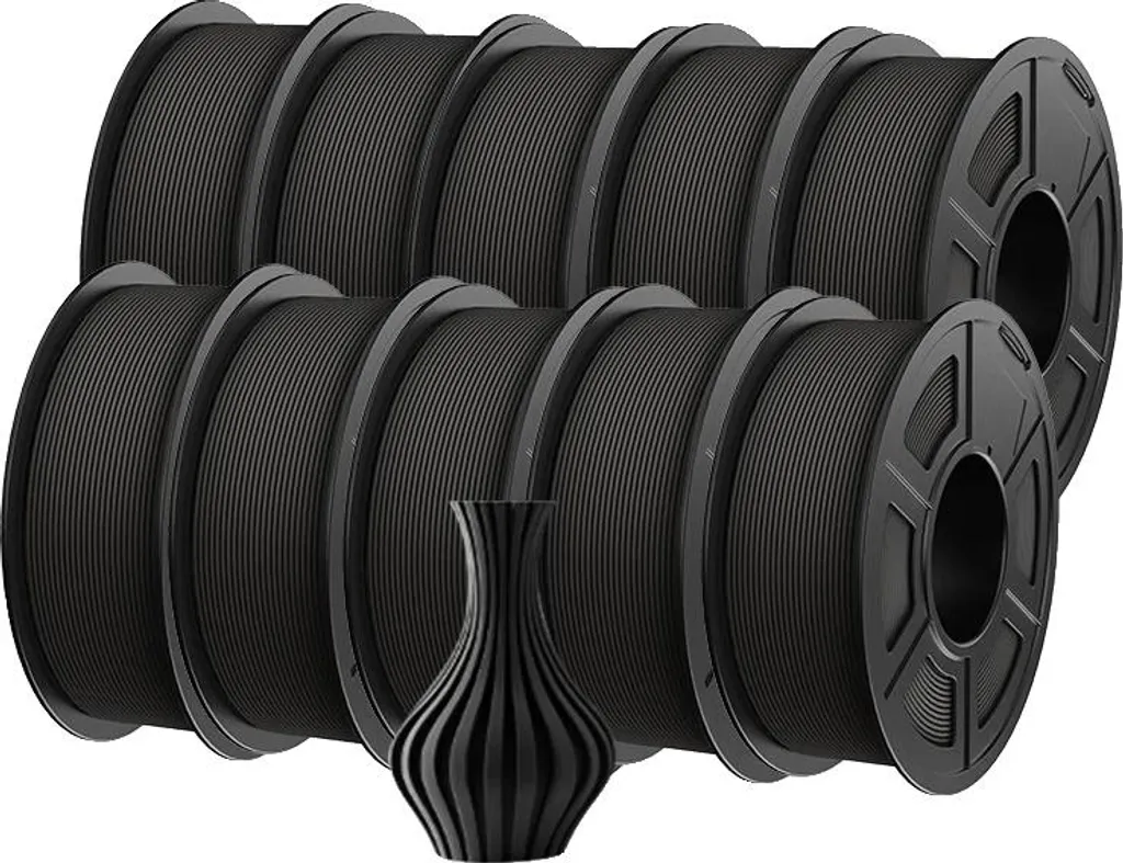 Filament PETG Noir 1.75mm Anti-Bouchage : Impression 3D sans Échec ni Bulles