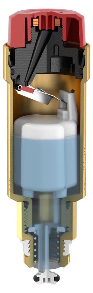 Aalberts Flexvent 3/8 : Purgeur en Laiton Robuste pour Circuit d'Eau - 10