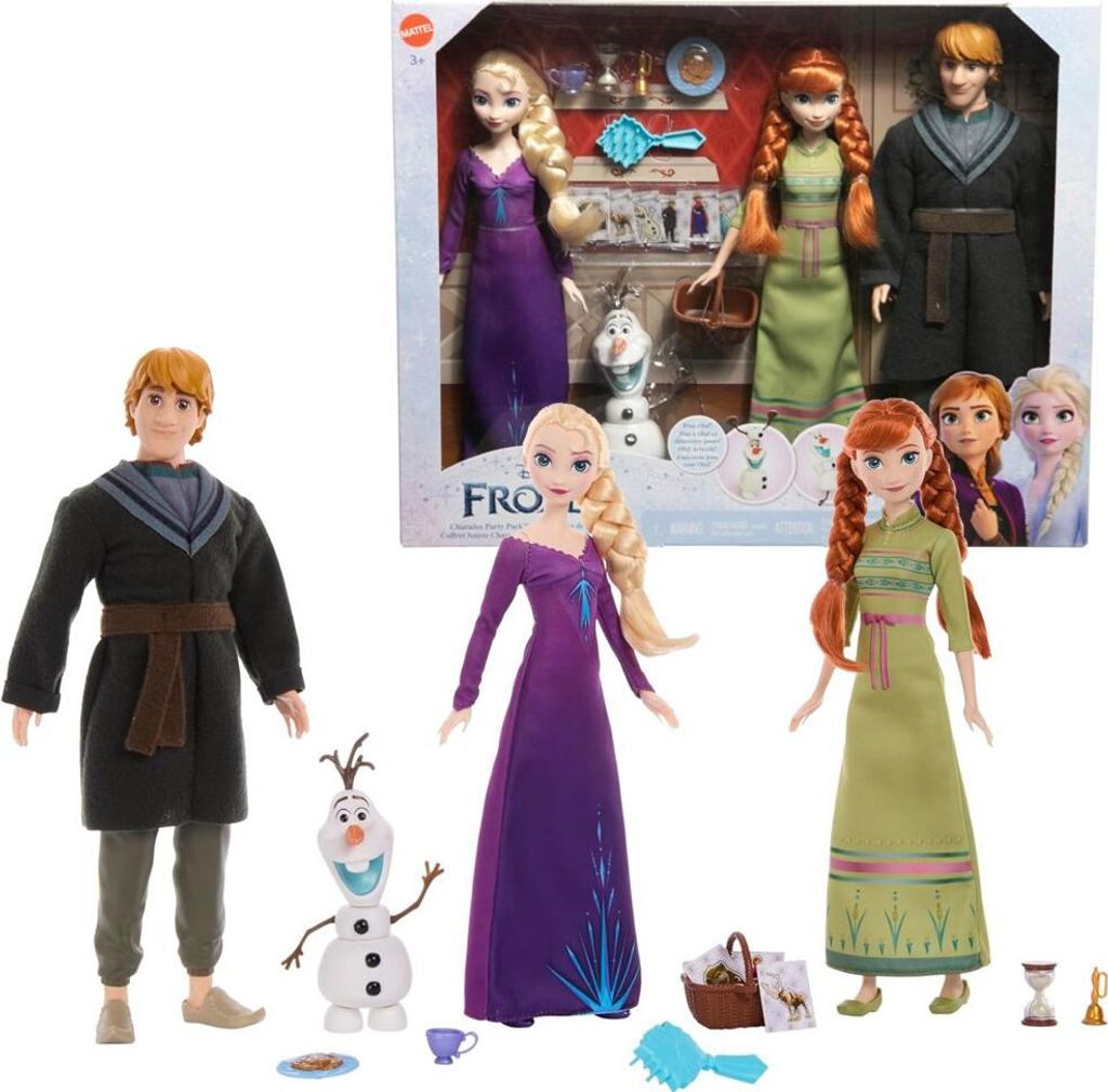 Puppen Elsa, Anna, Kristoff & Olaf | Disney Eiskönigin Produktbild 