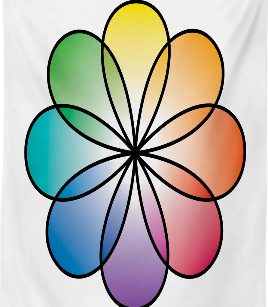 ABAKUHAUS Tovaglia Floreale Margherite Multicolore - Rettangolare 140x200 Cm, Impermeabile E Anti Macchia Per Cucina E Sala Da Pranzo - 2