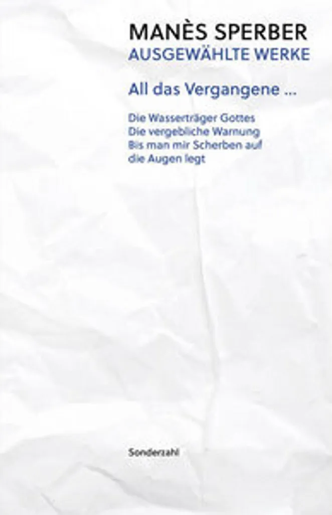 Livre broché All das Vergangene en version originale allemande premium