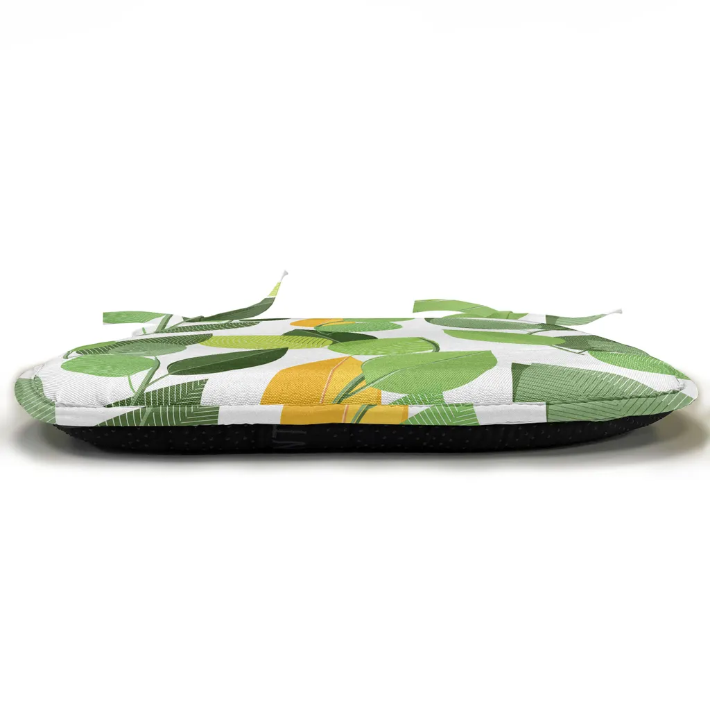 Coussin de Chaise Décoratif Imperméable Lot de 6, Design Feuillage Vert