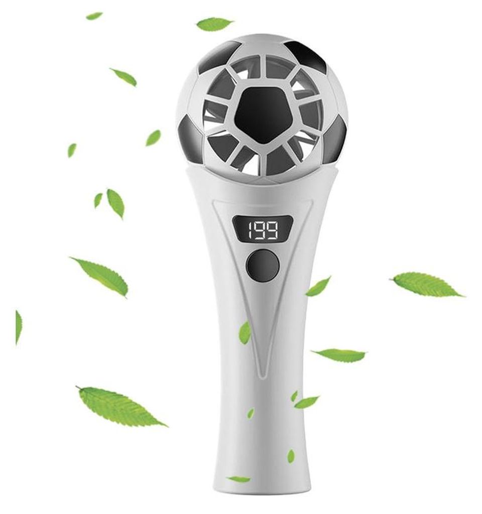 USB Mini Handventilator Fußballform, Tragbarer Produktbild 