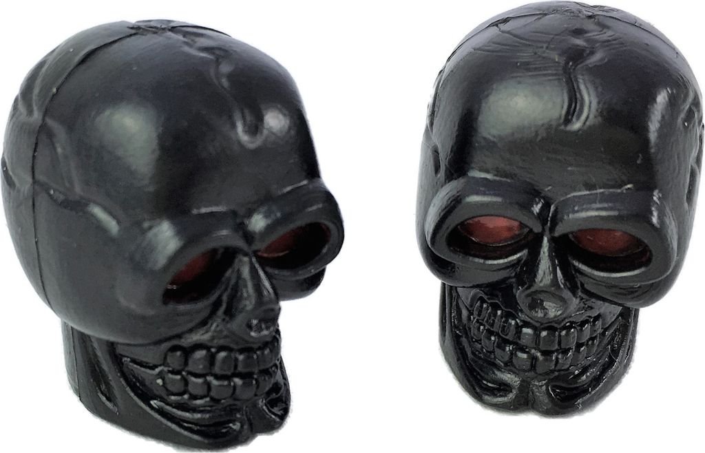 Ventilkappen Skull-Totenkopf, schwarz Toller Custom-Look Produktbild 