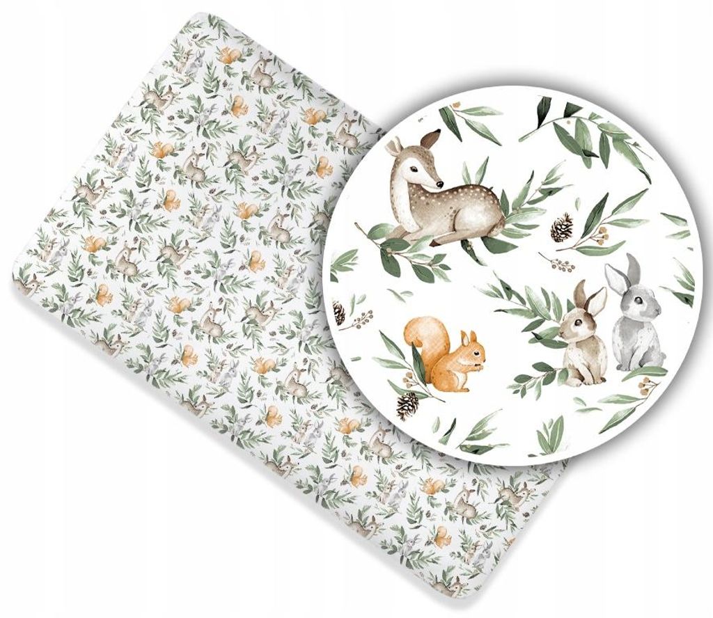 Spannbettlaken 50x83 cm passend für Chicco Next2Me & Beistellbetten, 100% Baumwolle mit Rundumgummi,