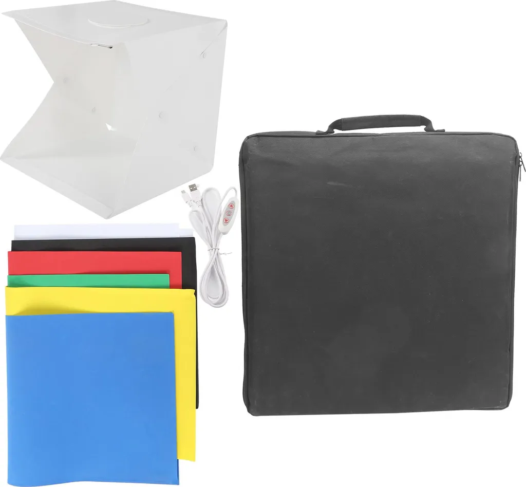 Mini Studio Fotografico 40cm LED: Foto Pro per Instagram e Amazon
