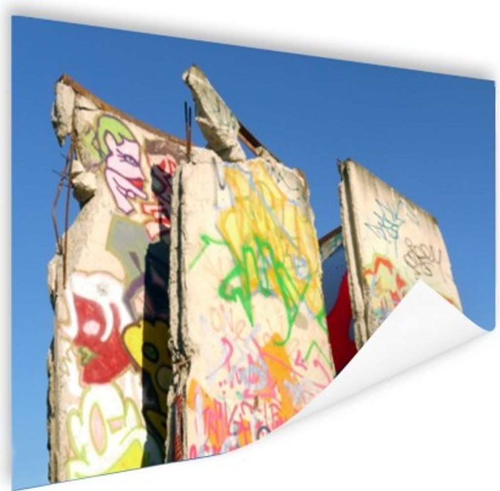 MuchoWow Poster Berliner Mauer - Deutschland - Kultur 120x90 cm - Wandbild