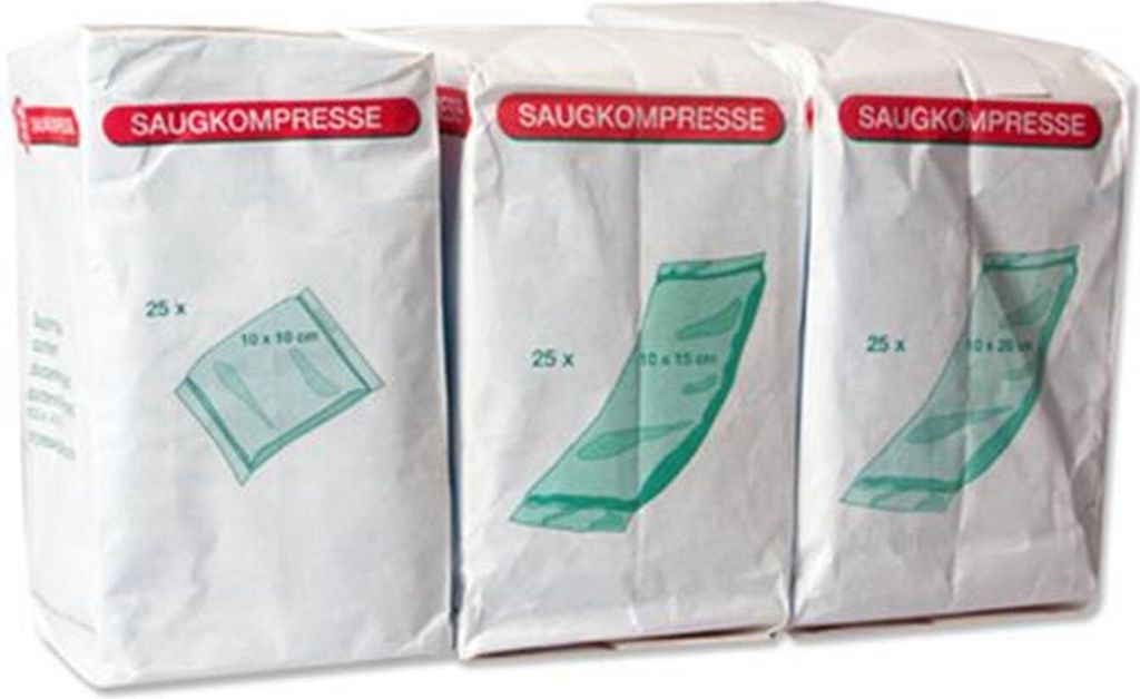 NOBA Saugkompressen unsteril 25 Stück 20 x 40 cm