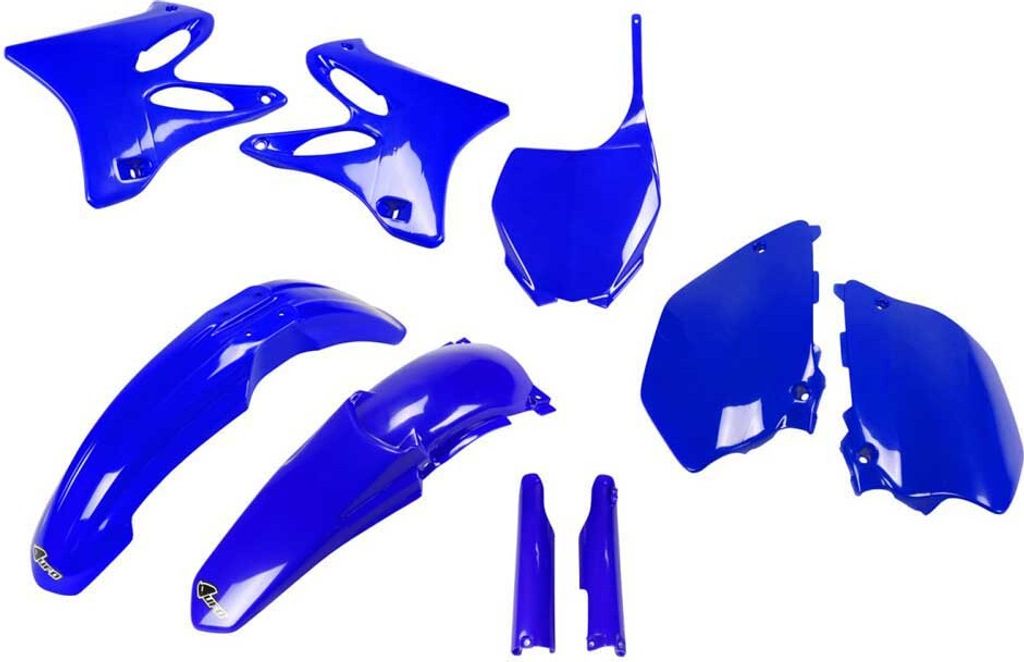 Verkleidungskit UFO PLAST 9-teilig Verkleidungssatz Kunststoff mit Gabelschutz für Yamaha YZ WR 125 / 250 ccm Bj. 2006 - 2007, Farbe:blau OEM