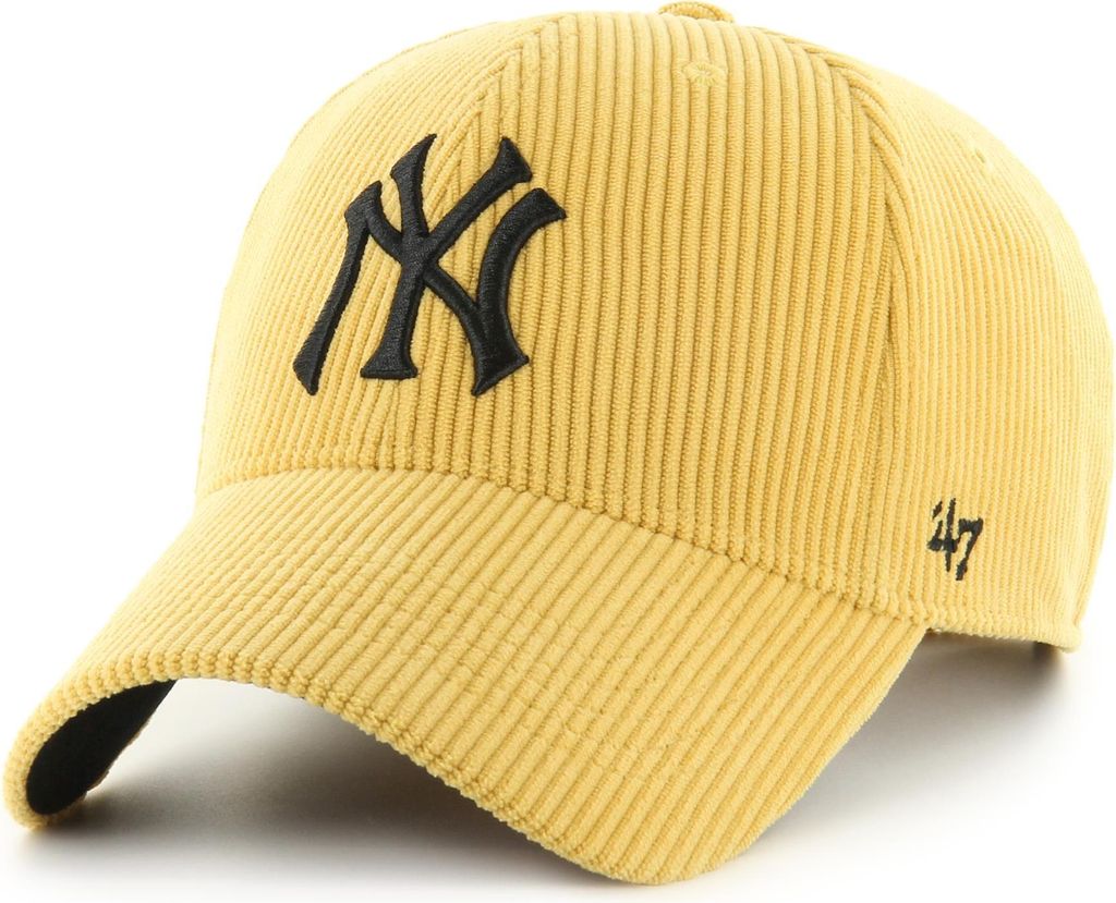 47 Brand Adjustable Thick Kord Cap New York Yankees maize