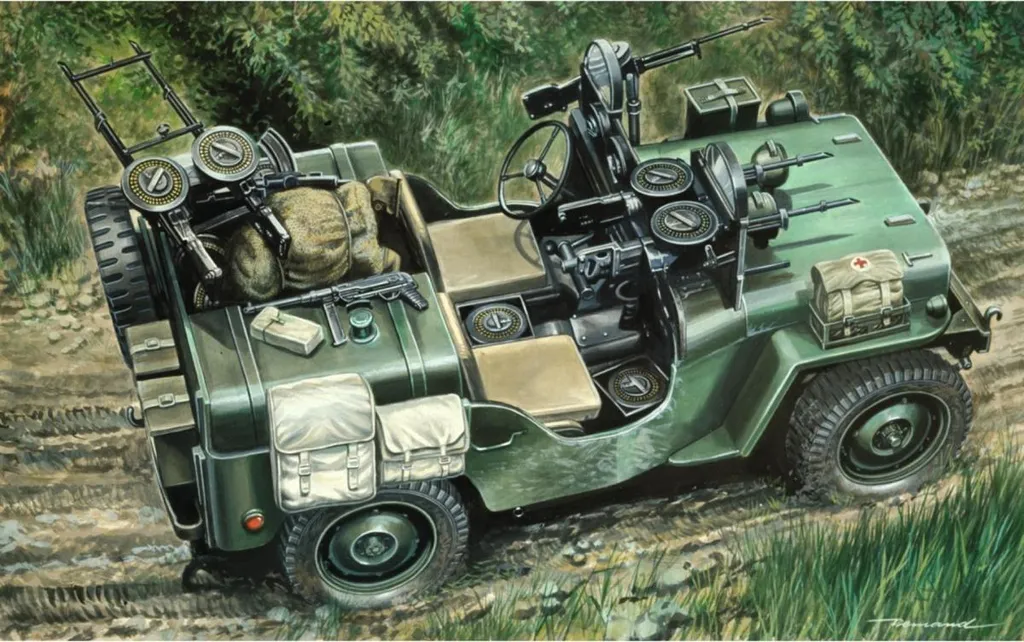 Italeri 320 Commando Car véhicule militaire miniature 1:35 en kit