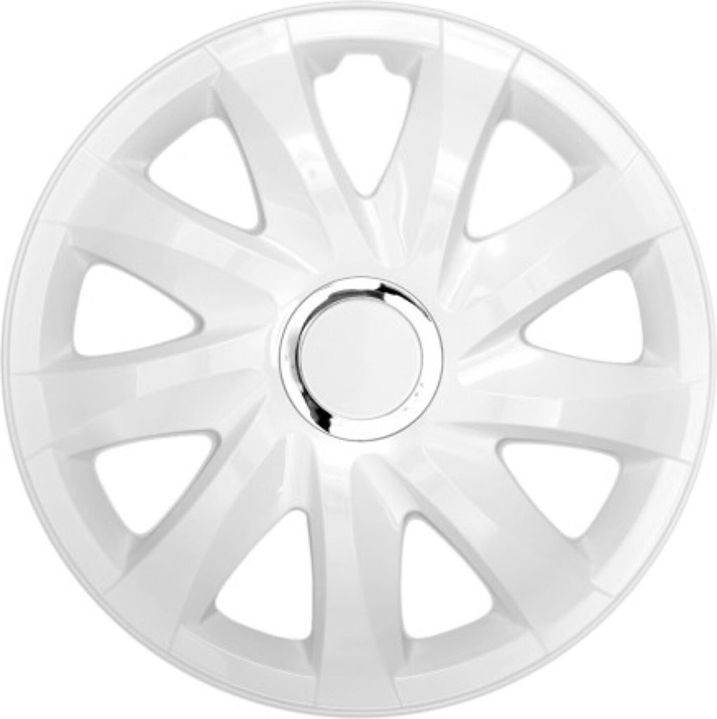 J&J Automotive | Puklice Drift Biele lakované + ring 14" Obrázok produktu 