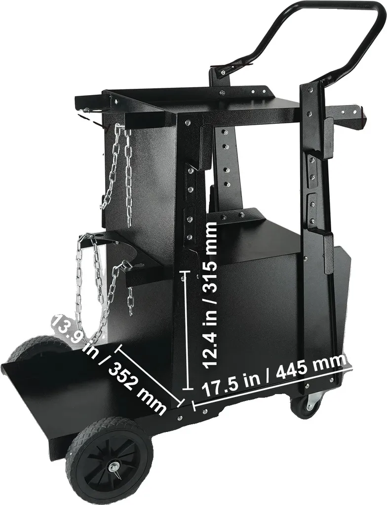 Chariot de soudage WT-79 robuste à 2 étages haute capacité de charge